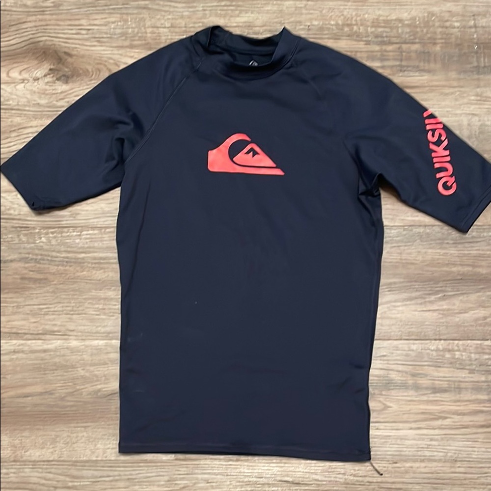 Quiksilver Men's medium dark blue Swim Shirt
